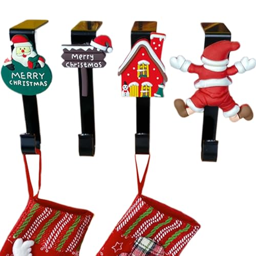 Porte-bas de noël sans perçage pour protéger votre cheminée des rayures - 2