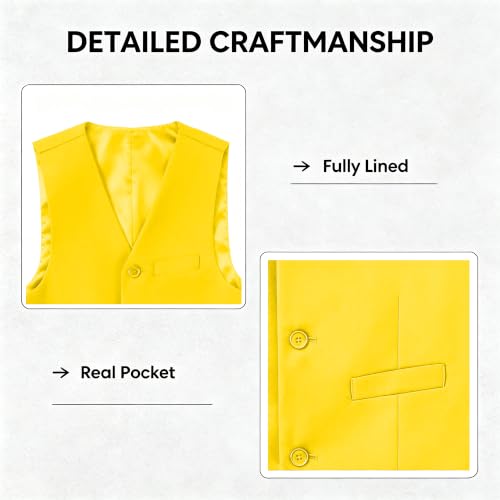 Image of Kids Vest for Boys Formal Suit Vests