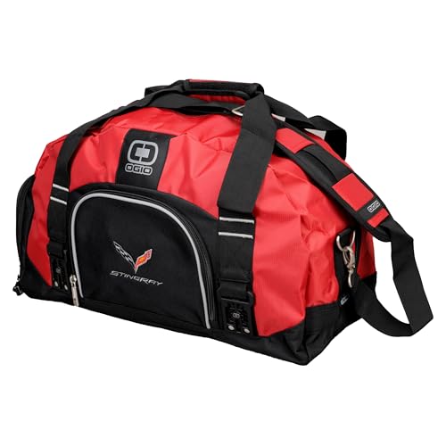 C7 OGIO Big Dome Duffel Bag with Corvette Logo & Stingray Script – Official GM Lifestyle Accessory3