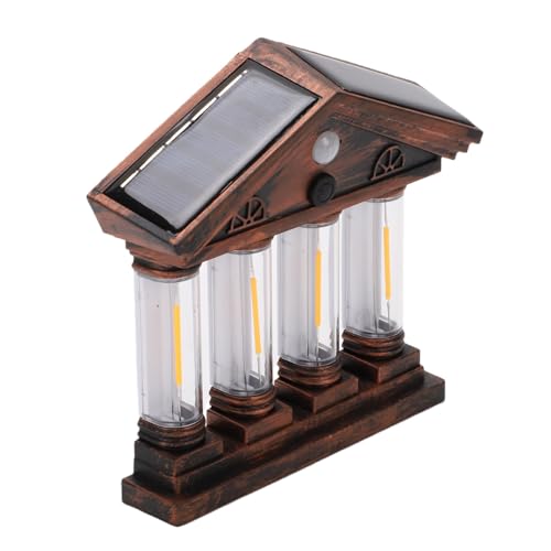 Lámpara solar de pared con 350 lm para iluminar caminos oscuros en jardín 4