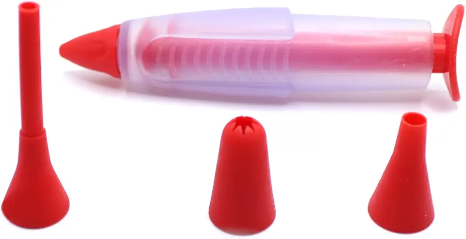 Caneta Culinária - Bicos de Confeitar com precisão para Recheios e Coberturas