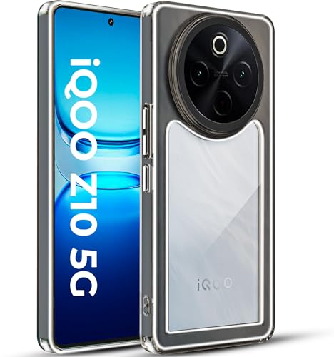 Image of A rtistque Ultra Stylish Back Cover Case for iQOO Z10 / Vivo T4 5G | Premium Shockproof TPU | Protective Design | iQOO Z10 / Vivo T4 Back Cover - Black