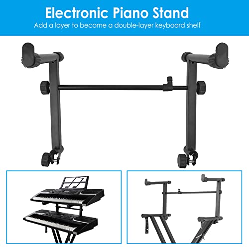 Pomurom Extension pour Support de Clavier, Extension de Support de Clavier en métal, réglable en Hauteur, Support Universel pour Piano électrique, Peu encombrant, Embout de Support de Clavier pour - Les Beatles, Paul McCartney, John Lennon, RIngo Starr, George Harrison Pomurom Extension pour Support de Clavier, Extension de Support de Clavier en métal, réglable en Hauteur, Support Universel pour Piano électrique, Peu encombrant, Embout de Support de Clavier pour – Image 5