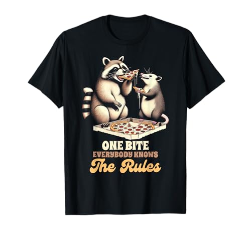 Racoon & Opossum Lover One Bite Everybody That Knows Rules T-Shirt
