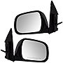 Brock Replacement Driver and Passenger Power Side View Mirrors Heated Compatible with 04-06 RX 330 07-09 RX 350 06-08 RX 400h 8794048230C0 8791048230C0
