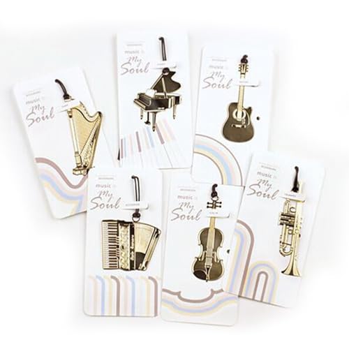 �����y��u�b�N�}�[�N�t���X�g���b�v �󂢂��s�A�m�E�M�^�[�E�o�C�I�����u�b�N�}�[�N ���y���� 6�_�Z�b�g(�}���`�J���[)