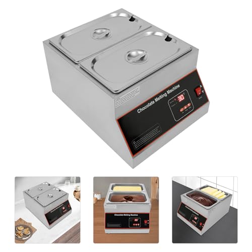 Olla para derretir chocolate eléctrica con 2 depósitos miniatura 4