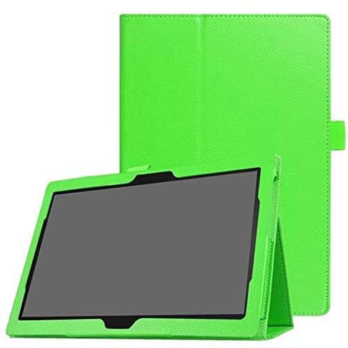 ZZOUGYY Funda de piel para Lenovo Tab 4 10 / Plus de 10.1 pulgadas, funda ultrafina con función atril para Lenovo Tab 4 10.1 TB-X304F/N/L/A TB-X504F/N/L Tab4 10 Plus TB-X704F/N/L/A 25.7 cm (verde)