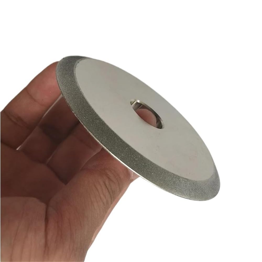 Muela de diamante de doble bisel, 70/100/125/150 mm, for afilar hojas de sierra con punta de carburo, 1 unidad (100 mm x 20 mm x 45 x 200 mm)(150MMX32MMX60X400)