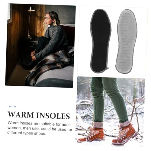 4 pares de plantillas de invierno acolchadas para mujer miniatura 3