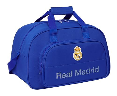 REAL MADRID   Bolsa de Deporte, Mochila, Ideal para Niños de Diferentes Edades, Cómoda y Versátil, Calidad y Resistencia, 40x23x24 cm