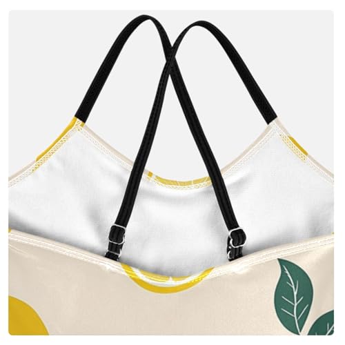 CaTaKu Girls One Piece Swimsuits Lemons Fruit Leaves Toddler Bathing Suit for Girls Kids Swimwear 3-10Y4