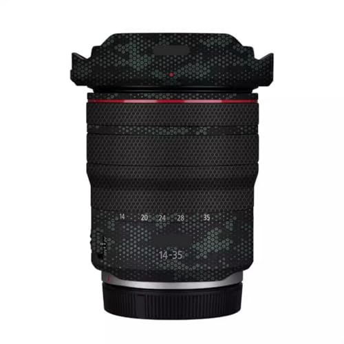 Autocollant en vinyle Canon RF 14-35 F4 édition mamba green finition mate