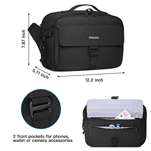 Bolso cámara MOSISO tipo bandolera con funda impermeable miniatura 3