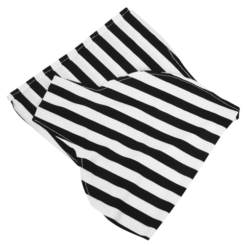 Warmhm 1pieza Cubierta de Tela para Torso de Maniquí Femenino Accesorio Reutilizable y Resistente para Exhibición de Ropa y Joyas Diseño Negro y Blanco con Rayas Fácil Lavado