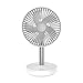 KJ-KUIJHFF Ventilateur de bureau oscillant rechargeable ultra silencieux et créatif USB mini ventilateur de bureau silencieux 4000 mAh grande batterie
