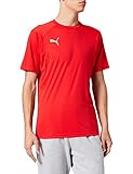 Corte normal PUMA Liga TR JSY Camiseta de Manga Corta, Hombre, S, Rojo (puma Red/puma White)