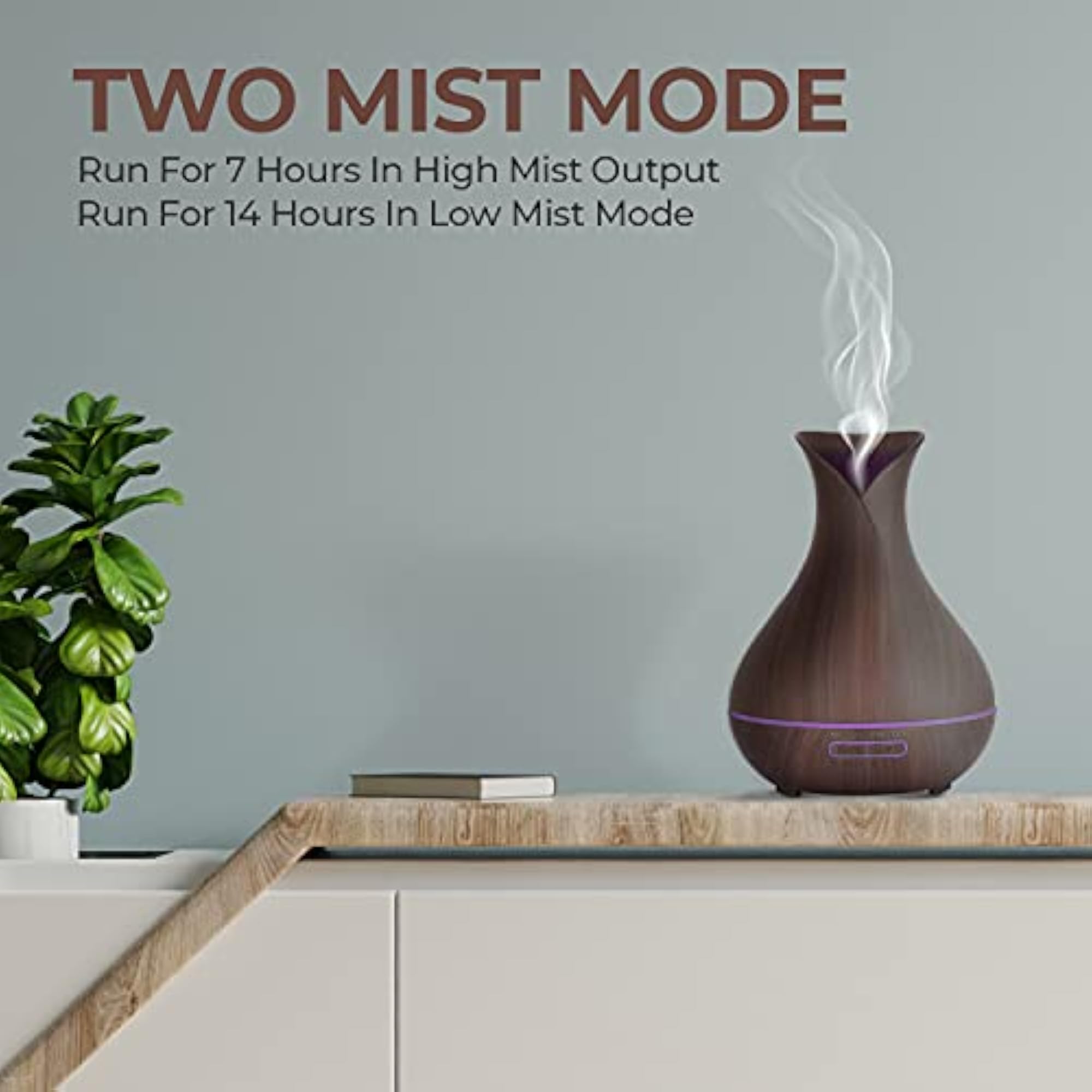 Rene-Maurice Electric Aroma Diffuser, 7 LED Lights