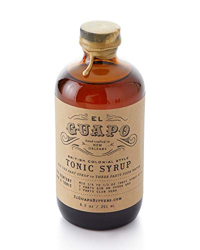 El Guapo Tonic Syrup - British Colonial Style 8.5oz Glass Bottle