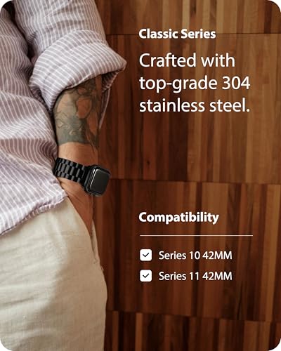 Image of Fullmosa Metal Band with Case for Apple Watch 42mm Series 11 10