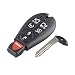 Produktbild Brillie Autoschlüssel Für Dodge Caravan Chrysler Town & Country Jeep - 7 Tasten - M3N5WY783X IYZ-C01C Fob 433Mhz