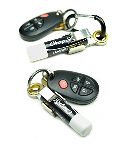 Screwpop Chapstick Holder Keychain And Carabiner Attachment Compact Pocket Multi-Tool With Bottle Opener Stainless Steel Construction #TOP5