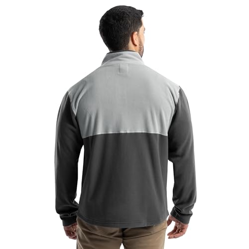 ATG by Wrangler Men's Color Block Micro Fleece Mock Neck Jacket2