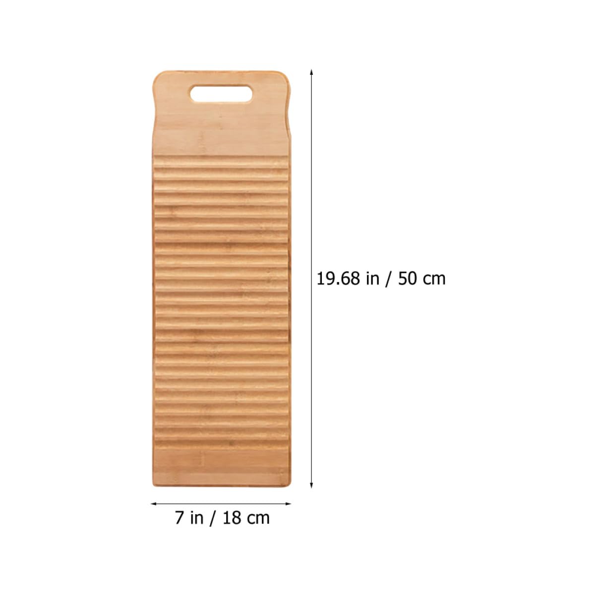 BETOOKY Rutschfestes Rechteckiges Waschbrett Robust und Leicht Verformbar für Handwäsche im Badezimmer in Khaki Farbe 50x18x1,8cm Zufällige Farbe