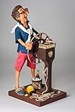 The Weekend Captain Figurine 17.32'' The Comic Art Forchino Profession Sculptures Original Licensed and Limited Edition Model FO85543