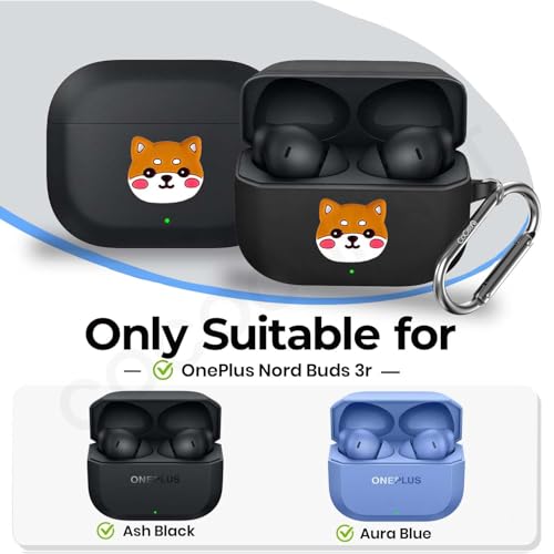 Image of Soft Silicone Case Cover Compatible for nord 3r (Sticker Shiba)