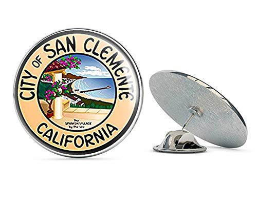 City of San Clemente California Seal (Logo ca) Metal 0.75