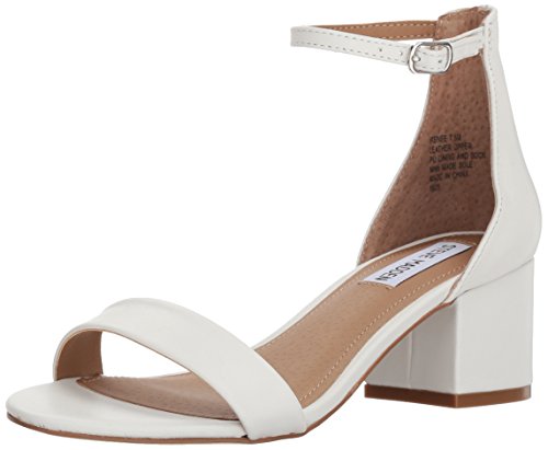 steve madden white block heel sandals