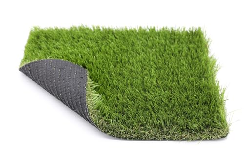 BONERVA | Césped Artificial ADRIÁTICO altura 40mm | Césped Artificial Premium para terraza, jardín, piscina, patio, balcones | 4 Tonos de fibra (2x10 Metros)