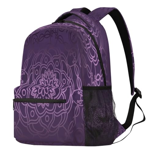 Sac à dos pour ordinateur portable mandala 21 L décontracté fille