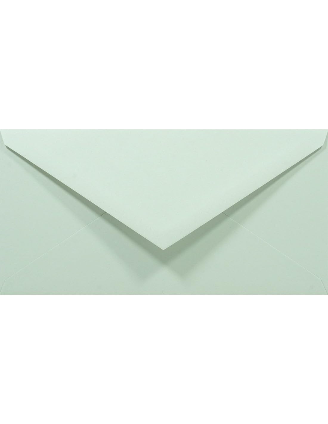 Netuno 100 Pastel Green Coloured envelopes DL 110 x 220 mm 4.33 x 8.66 in 80gsm Rainbow Decorative Envelope Colourful Long envelopes for Letters Flyers Business Cards Birthdays Weddings — image 1