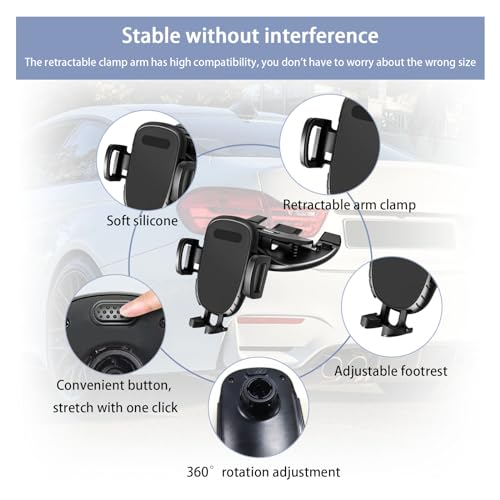 Augeny AUGENY-654CP Car Phone Holder For Cd Slot thumb #2