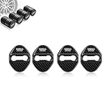 【ヤリス クロス 専用】車 ドアストライカーカバー, ヤリスクロス アクセサリー Yaris Cross カスタム 専用設計 内装パーツ, ドアロックカバー 保護 高級鏡面ステンレス製 独創 改良式 4個セット(贈り物: タイヤ バルブキャップ) (カーボン調, ヤリスクロス)