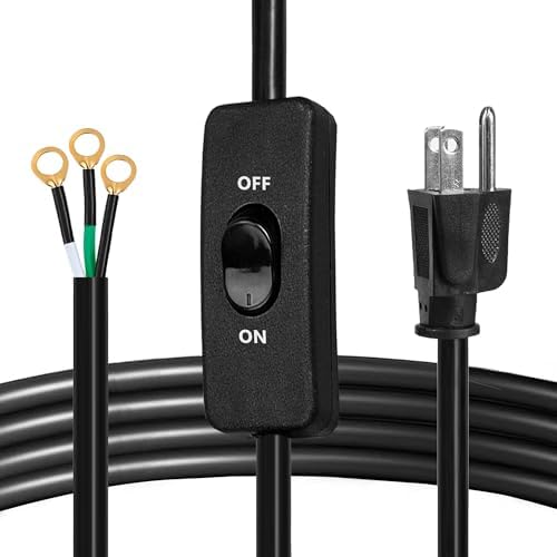 Amazon.com: On Off Switch Extension Cord [2-Feet], 2-Prong Polarized ...