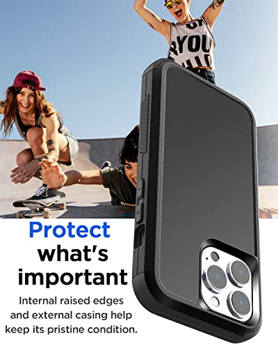 Aicase Iphone 14 Pro (6.1") Heavy Duty 3-Layer Military Grade Protection, Rugged Shock/Drop/Dust-Proof Phone Cover #TOP2