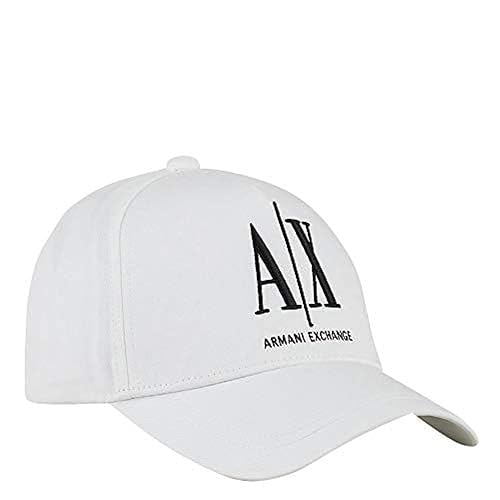 Armani Exchange Mens Baseball Hat with Embroidered Logo
