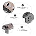 Veemoon 10pcs Heavy Duty Chain Link Coupler Master Link Chain Connector for Industrial Use