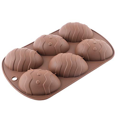image for zengxiaoyun Easter Egg Molds, 3D Dinosaur Egg Chocolate Mold Giant Ost