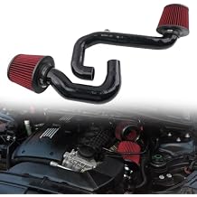 Cold Air Intake Compatible with 2007-2010 BMW 335i 335is 135i E90 E91 E92 E93, Heat-Resistant Aluminum Pipe, High-Flow Filter