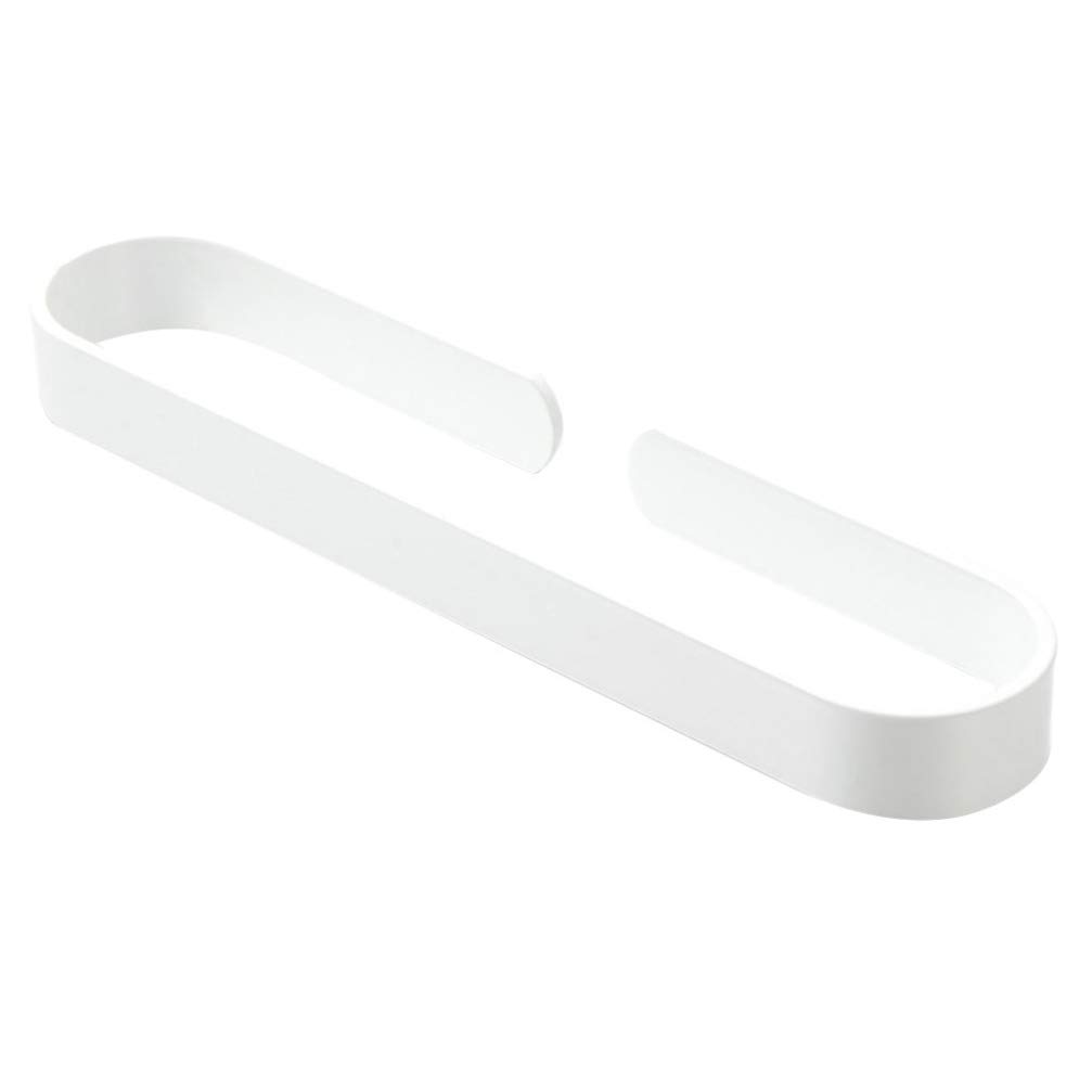 SOVORM Toallero de Acero Inoxidable con aro Negro para baño, toallero de Pared, Accesorios de baño (Negro, 40 cm) Toallero de Pared (Blanco, 50 x 7 cm) The New