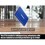 Samsung T7 Portable SSD, 2TB External Solid State Drive, Speeds Up to 1,050MB/s, USB 3.2 Gen 2, Reliable Storage for Gaming, Students, Professionals, MU-PC2T0T/AM, Gray - Image 6