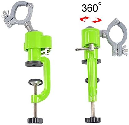 360° Bench Clamp Vises Universal DIY Bench Vise Swivel Tabletop Clamp Grinder Holder Electric Drill Stand Holder for Woodworking