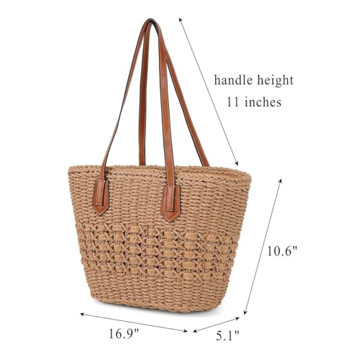 Women's Handmade Rattan Woven Tote