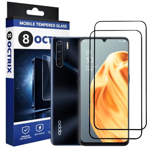 Image of Military-Grade Tempered Glass Screen Protector Compatible for Oppo F15 / F17 / Vivo V20 / V20 SE with Edge to Edge Coverage - Case Friendly, Free Installation Kit (Pack Of 2)