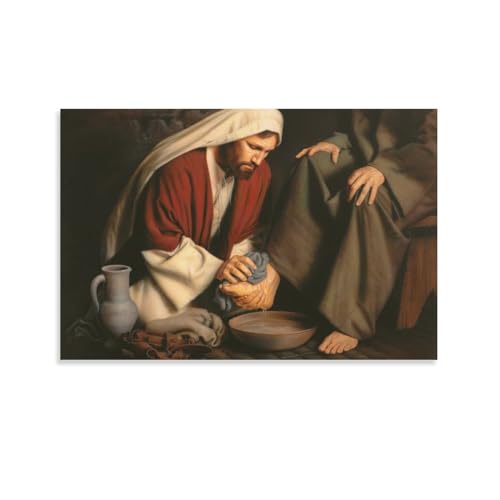 Simon Dewey Art Prints《 In Humility 》Painting Picture Print Wall Art Poster Wall Art Picture Painting Poster Canvas Print Posters Artworks Bedroom Living Room Decor 12x18inch(30x45cm)
