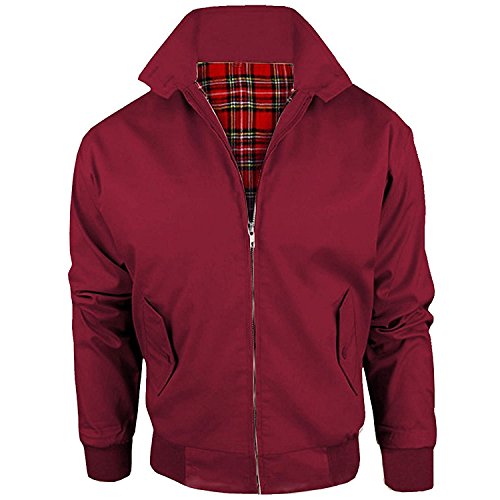 Blouson aviateur Harrington homme avec sa doublure tartan écossaise chic